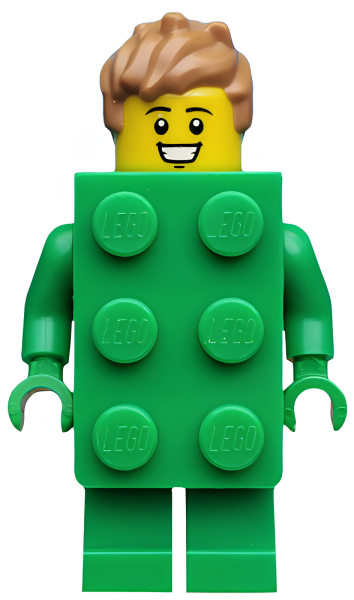 Минифигурка LEGO Brick Costume Guy, Series 20 col370 U